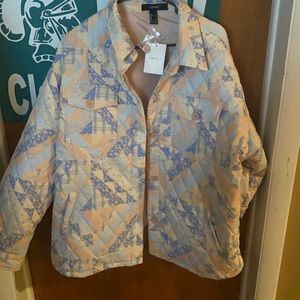 Quilted puffy jacket